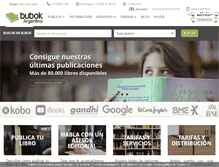 Tablet Screenshot of bubok.com.ar